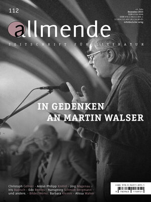 cover image of Allmende 112 – Zeitschrift für Literatur